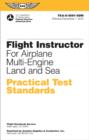 Image for Flight Instructor Practical Test Standards for Airplane Multi-Engine Land and Sea