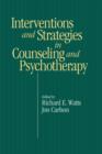 Image for Intervention &amp; Strategies in Counseling and Psychotherapy