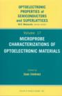 Image for Microprobe characterizations of optoelectronic materials