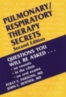 Image for Pulmonary/Respiratory Therapy Secrets