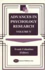 Image for Advances in Psychology Research : Volume 5
