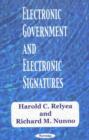 Image for Electronic Government and Electronic Signatures