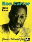 Image for Ron Carter Bass Lines : Transcribed from Volume 6 Charlie Parker All Bird