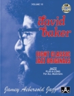 Image for Volume 10: David Baker (with Free Audio CD) : Eight Classic Jazz Originals