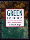 Image for Green Essentials : What You Need to Know About the Environment