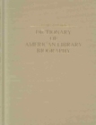 Image for Dictionary of American Library Biography, 2nd Edition