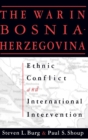 Image for The War in Bosnia-Herzegovina