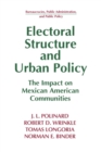 Image for Electoral Structure and Urban Policy