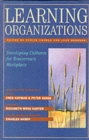 Image for Learning Organizations : Developing Cultures for Tomorrow&#39;s Workplace