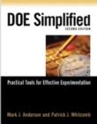 Image for DOE Simplified : Practical Tools for Effective Experimentation