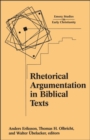 Image for Rhetorical Argumentation in Biblical Texts