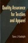 Image for Quality Assurance for Textiles and Apparel