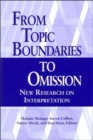 Image for From Topic Boundaries to Omission
