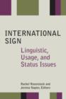 Image for International sign  : linguistic, usage, and status issues