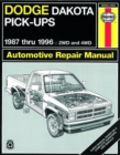 Image for Dodge Dakota pick-ups (87-96) automotive repair manual