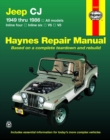 Image for Jeep CJ for Jeep CJ models, Scrambler, Renegade. Laredo &amp; Golden Eagle (1949-1986) Haynes Repair Manual (USA)