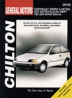 Image for General motors Chevrolet Srpint &amp; Metro, Geo Metro/Suzuki Swift repair manual  : 1985 to 200