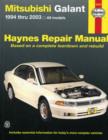 Image for Mitsubishi Galant Automotive Repair Manual