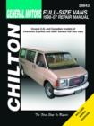 Image for GM Full Size Vans Automotive Repair Manual