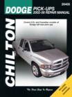 Image for Dodge Pick-Ups (02-08) (Chilton) : Covers U.S and Canadian models of Dodge full-size