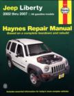 Image for Jeep Liberty Automotive Repair Manual