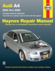 Image for Audi A4 Sedan, Avant, &amp; Cabriolet (2002-2008) Haynes Repair Manual (USA)