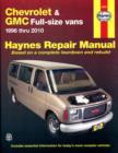 Image for Chevrolet Express &amp; GMC Savana automotive repair manual  : 97-10