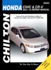 Image for Honda Civic &amp; CR-V (01 - 10) (Chilton)
