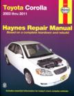 Image for Toyota Corolla automotive repair manual