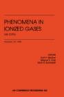 Image for Phenomena in ionized gases  : proceedings of the XXII International Conference held at the Stevens Institute of Technology, July 1995