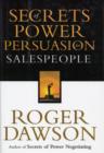 Image for Secrets of Power Persuasion for Salespeople