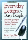 Image for Everyday letters for busy people  : hundreds of samples you can copy or adapt at a minute&#39;s notice