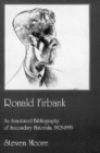 Image for Ronald Firbank : An Annotated Bibliography of Secondary Materials, 1905-1995