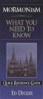 Image for Mormonism: What You Need to Know