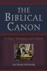 Image for The Biblical Canon : Its Origin, Transmission and Authority