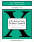 Image for X ToolKit Intri Ref Man X11 Rel4&amp;5 Vol 5