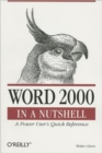 Image for Word 2000 in a Nutshell