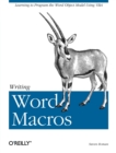 Image for Writing Word Macros
