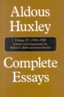 Image for Complete Essays : Aldous Huxley, 1936-1938