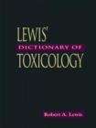 Image for Lewis&#39; Dictionary of Toxicology