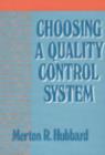 Image for Choosing a Quality Control System
