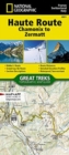 Image for Haute Route Map [chamonix To Zermatt]