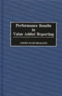 Image for Performance Results in Value Added Reporting