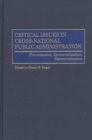 Image for Critical Issues in Cross-National Public Administration : Privatization, Democratization, Decentralization