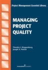 Image for Managing project quality