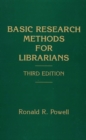 Image for Basic research methods for librarians
