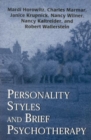 Image for Personality Styles and Brief Psychotherapy