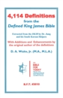 Image for 4,114 Definitions from the Defined King James Bible