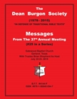 Image for Dean Burgon Society Messages, 37th Annual Meeting