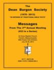 Image for The Dean Burgon Society Messages 2013